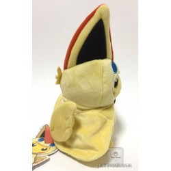 Pokemon Center Tohoku 2017 Renewal Opening Poncho Pikachu Victini Plush Toy