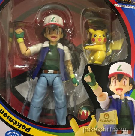 Pokemon 2017 S.H.Figuarts Ash Ketchum Pikachu Poseable Action Figure Set