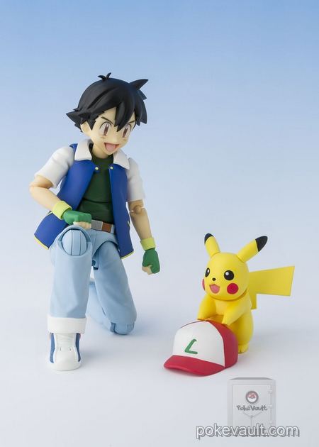 Pokemon 2017 S.H.Figuarts Ash Ketchum Pikachu Poseable Action Figure Set