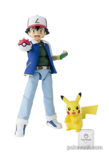 Pokemon 2017 S.H.Figuarts Ash Ketchum Pikachu Poseable Action Figure Set