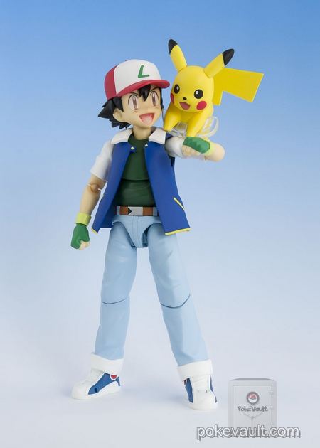 Pokemon 2017 S.H.Figuarts Ash Ketchum Pikachu Poseable Action Figure Set