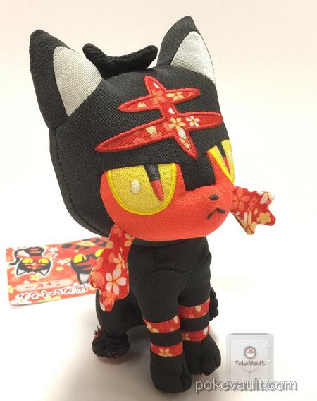 Pokemon Center 2017 Japanese Pattern Campaign #2 Litten Plush Toy