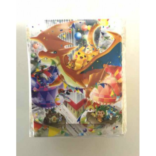 Pokemon Center Mega Tokyo 2015 Grand Opening Mega Charizard Y Pikachu & Friends Large Size Deck Box
