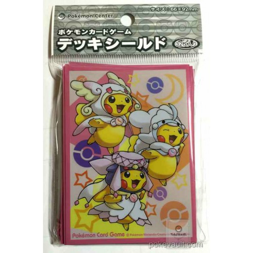 Lucario Poncho Pikachu Pokemon Center Japan Card Deck Shield 32 Sleeves 