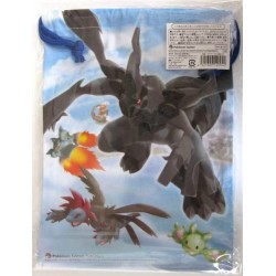 Pokemon Center Fukuoka 2012 Renewal 1st Anniversary Reshiram Zekrom Hydreigon Victini & Friends Large Size Drawstring Dice Bag