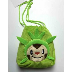Pokemon Center 2014 Chespin Plush Drawstring Bag