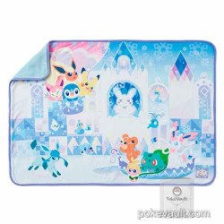 Pokemon Center 2016 Christmas Snow Season Campaign Sylveon Flareon Glaceon Teddiursa & Friends Lap Blanket