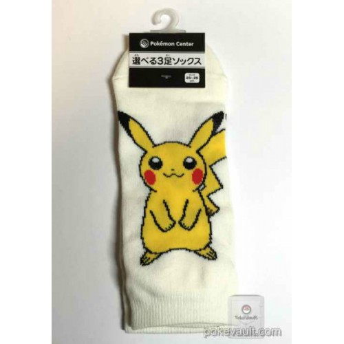 Pokemon Center 2016 Pikachu Adult Short Socks (Size 23-25cm)