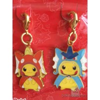 Pokemon Center Kyoto 2016 Grand Opening Campaign #1 Okuge-Sama Maiko-Han  Pikachu Set of 2 Pin Badges