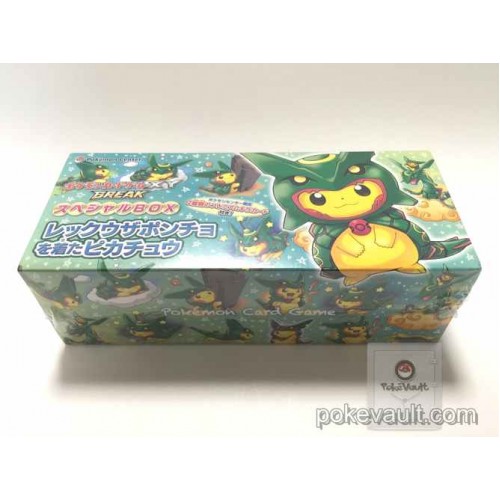 Pokemon Center Skytree Town 16 Grand Opening Campaign Poncho Pikachu Rayquaza Card Box Set