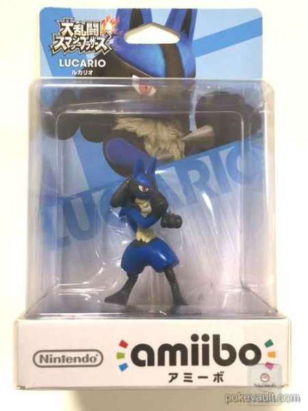 Pokemon 2015 Nintendo Wii Amiibo Lucario Figure