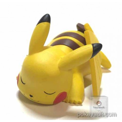 sleeping pikachu figure