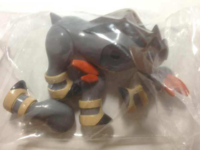 Pokemon 2012 Terrakion Movie Version Poseable Figure & Candy