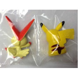 Pokemon 2014 Takara Tomy The Movie XY Pikachu Victini Set of 2 Figures