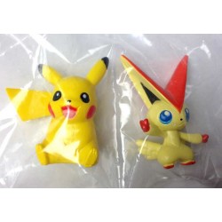 Pokemon 2014 Takara Tomy The Movie XY Pikachu Victini Set of 2 Figures