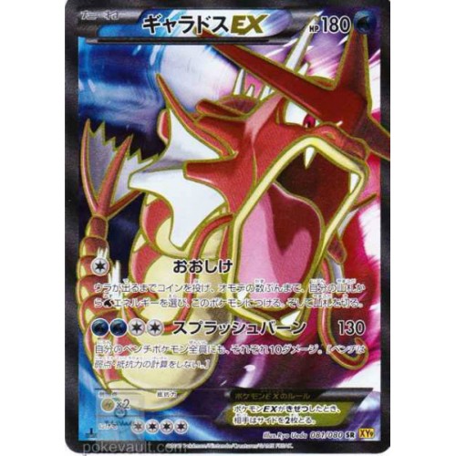 Pokemon 15 Xy 9 Rage Of The Broken Heavens Shiny Red Gyarados Ex Secret Rare Holofoil Card 081 080