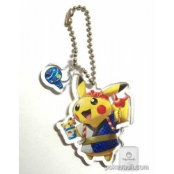 Pokemon Center 2016 Pika Festival Campaign Pikachu Plastic Keychain (Version #A)