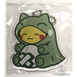 Pokemon Center 2016 Whimsicott Substitute Campaign Poncho Pikachu Whimsicott Substitute Secret Rare Plastic Keychain