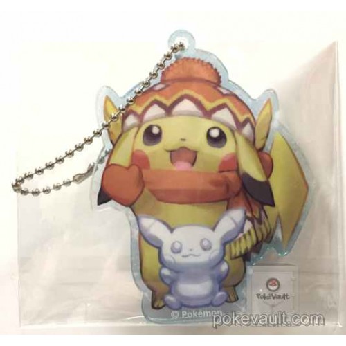 Pokemon Center Sapporo Renewal Pikachu Keychain