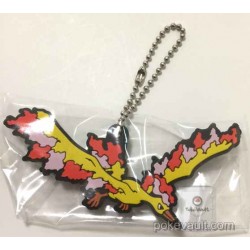 Pokemon Center 2017 Rubber Mascot Collection Series #3 Moltres Rubber Keychain
