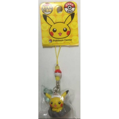 Pokemon Center Fukuoka 13 Onsen Pikachu Rock Bath Mobile Phone Strap