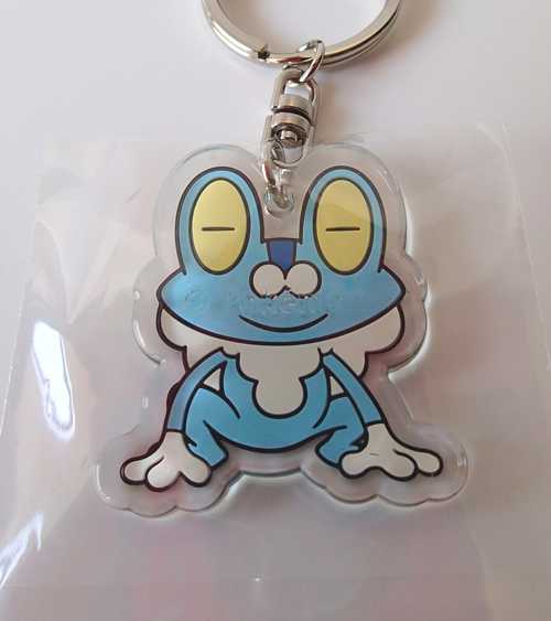 Pokemon Center 2013 Froakie Acrylic Plastic Character Keychain