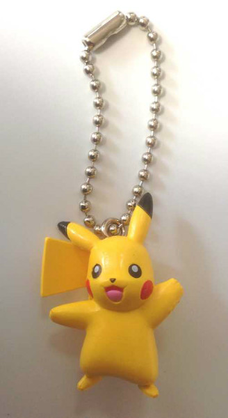 Pokemon 2013 XY Swing Pikachu Keychain NOT SOLD IN STORES