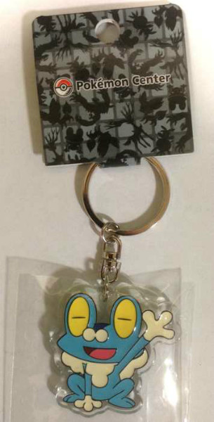 Pokemon Center 2014 Froakie Acrylic Plastic Character Keychain