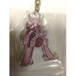 Pokemon Center 2014 Mega Mewtwo X Acrylic Plastic Character Keychain