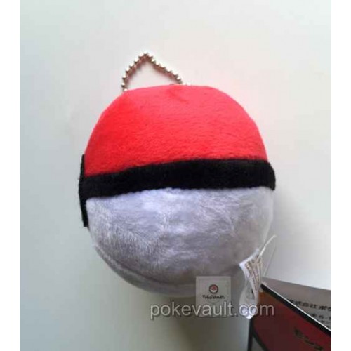 pokeball plush keychain