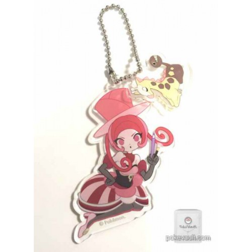 Pokemon Center 2015 XY Heroine Collection Dana Girafarig Plastic Keychain (Version #2)