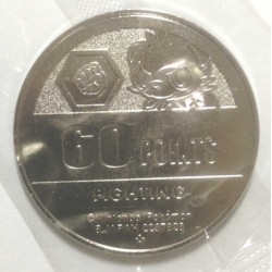 Pokemon 2013 Pokemon XY Medal Collection Pancham Metal Coin #13