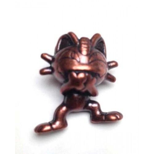 Pokemon 2014 Metal Collection XY#1 Meowth Figure (Copper Version)