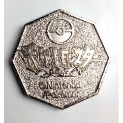 Pokemon 2014 Metal Collection XY#3 Chesnaught Coin (Silver Version)