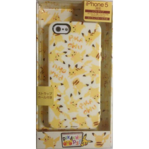 Pokemon Center 2013 Pikachu Oops Campaign #3 iPhone 5 Mobile Phone Soft Cover