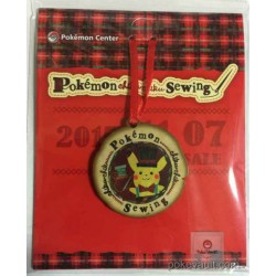 Pokemon Center 2015 Pokemon Chiku-Chiku Sewing Campaign Pikachu Christmas Wooden Charm Ornament NOT SOLD IN STORES