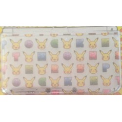 Pokemon Center 2013 Nintendo 3DSLL Eevee Pikachu 2 Interchangeable Single Sided Hardcover Set