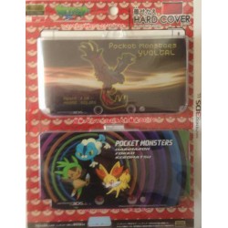 Pokemon Center 2013 Nintendo 3DSLL Yveltal Chespin Fennekin Froakie 2 Interchangeable Single Sided Hardcover Set