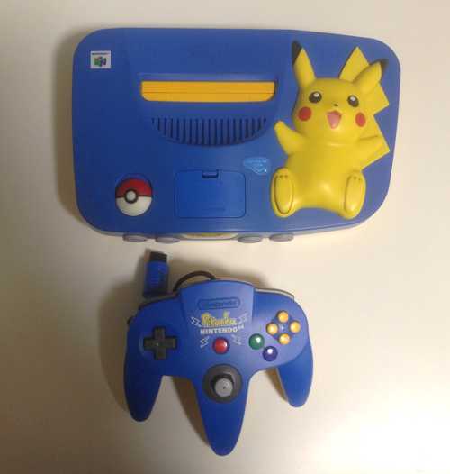 Pokemon Center 2000 Nintendo 64 Pikachu Limited Edition Game System ...