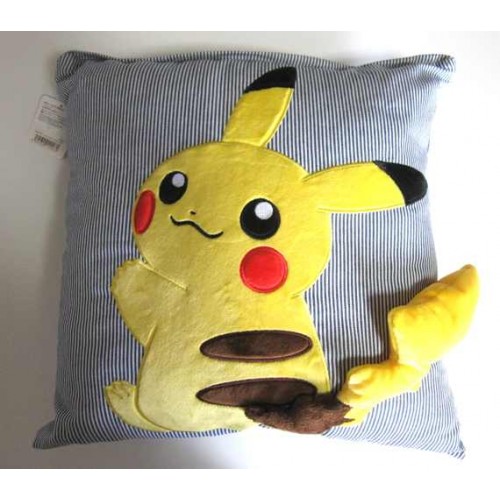 Pokemon Center 2012 Pikachu Fluffy Square Plush Cushion