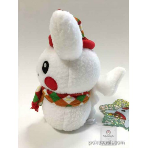 snowman pikachu plush