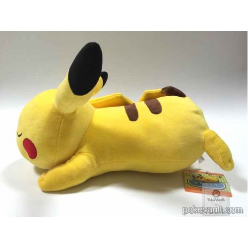 pikachu plush sleeping