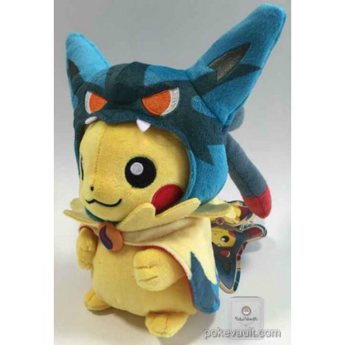 Pikachu Wearing a Poncho of The Pokemon Center Original Stuffed Megayadoran for sale online 