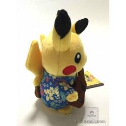 Pokemon Center 2016 Monthly Pair Pikachu Hawaiian Plush Toy (August)