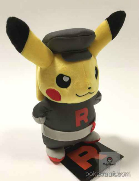 team rocket pikachu plush