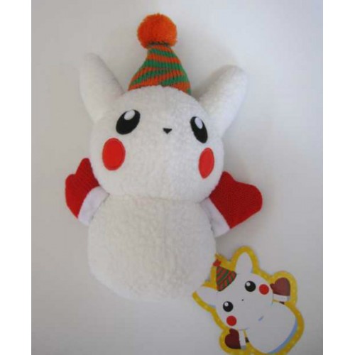 snowman pikachu plush