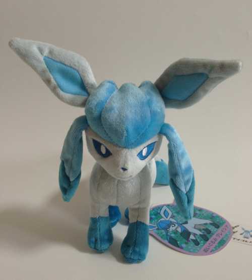 Pokemon Center 2012 Eevee Collection Glaceon Standing Plush Toy