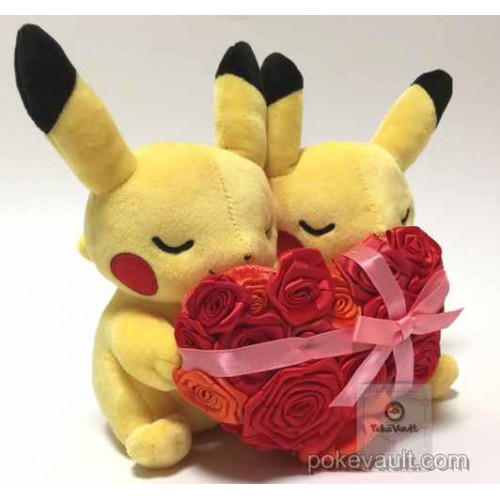 pikachu valentine plush