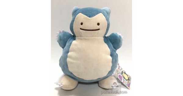 ditto snorlax reversible plush