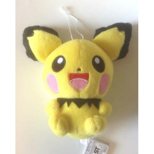 Pokemon 2013 Banpresto UFO Game Catcher Prize Pichu Plush Toy